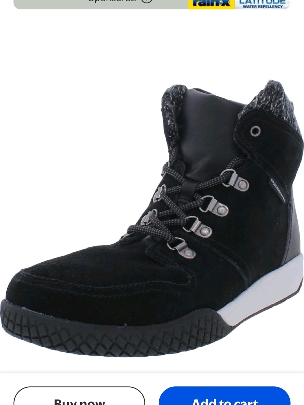 Weatherproof Womens Ruby Leather Cold Weather Winter & Snow Boots In Black 10
